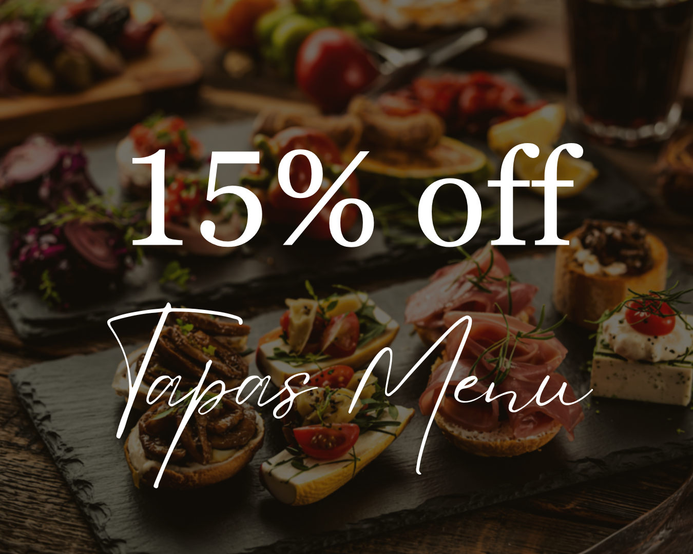 Ladies Night at LaPiazza Lounge Tapas Menu